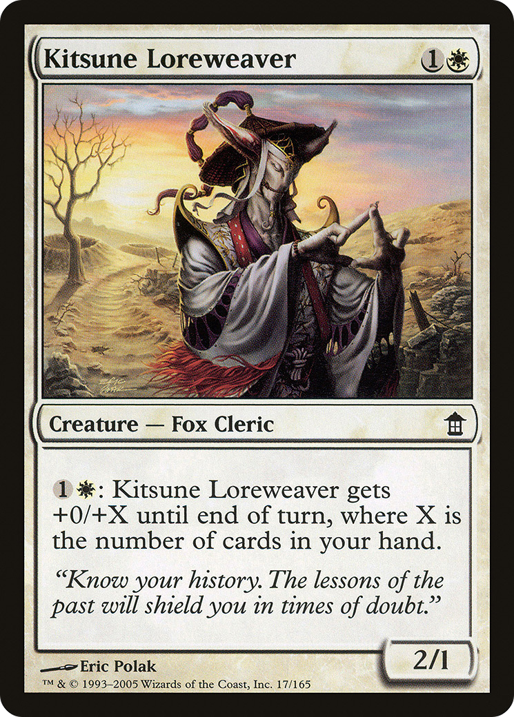 Kitsune Loreweaver [Saviors of Kamigawa] | Grognard Games