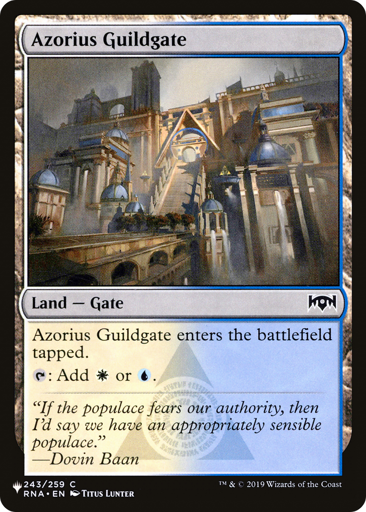 Azorius Guildgate [The List] | Grognard Games