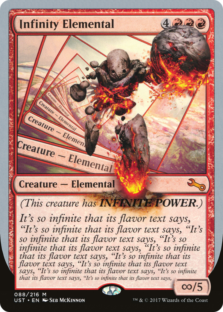 Infinity Elemental (UST-088) - Unstable | Grognard Games