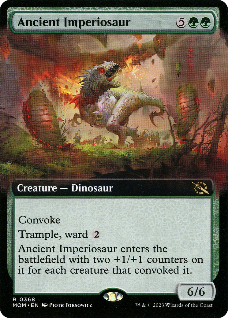 Ancient Imperiosaur (Extended Art) [March of the Machine] | Grognard Games