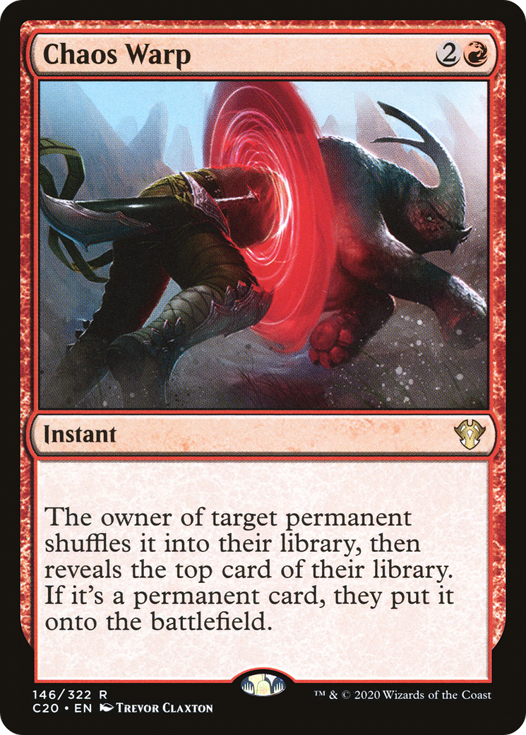 Chaos Warp [Commander 2020] | Grognard Games