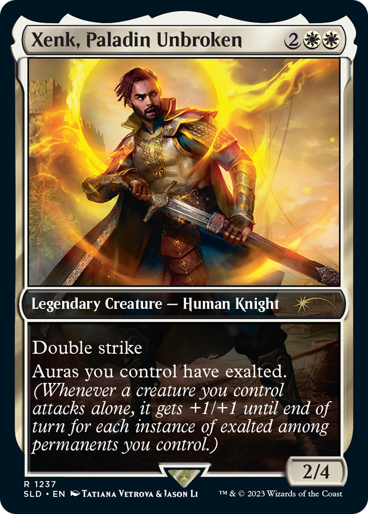 Xenk, Paladin Unbroken [Secret Lair Drop Series] | Grognard Games