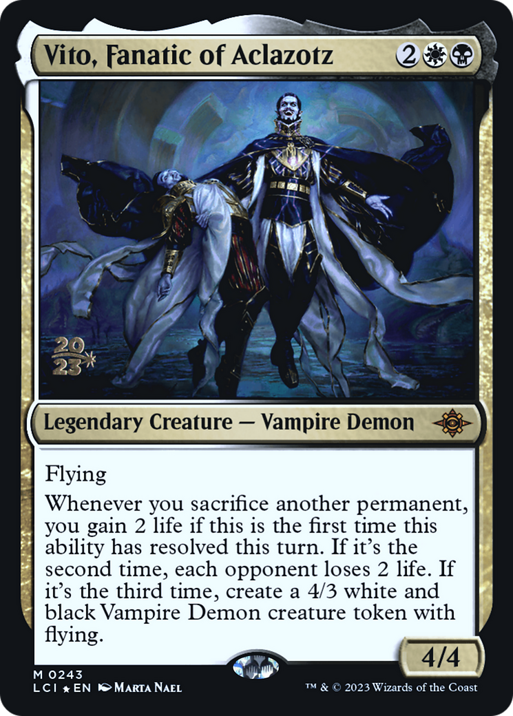 Vito, Fanatic of Aclazotz [The Lost Caverns of Ixalan Prerelease Cards] | Grognard Games