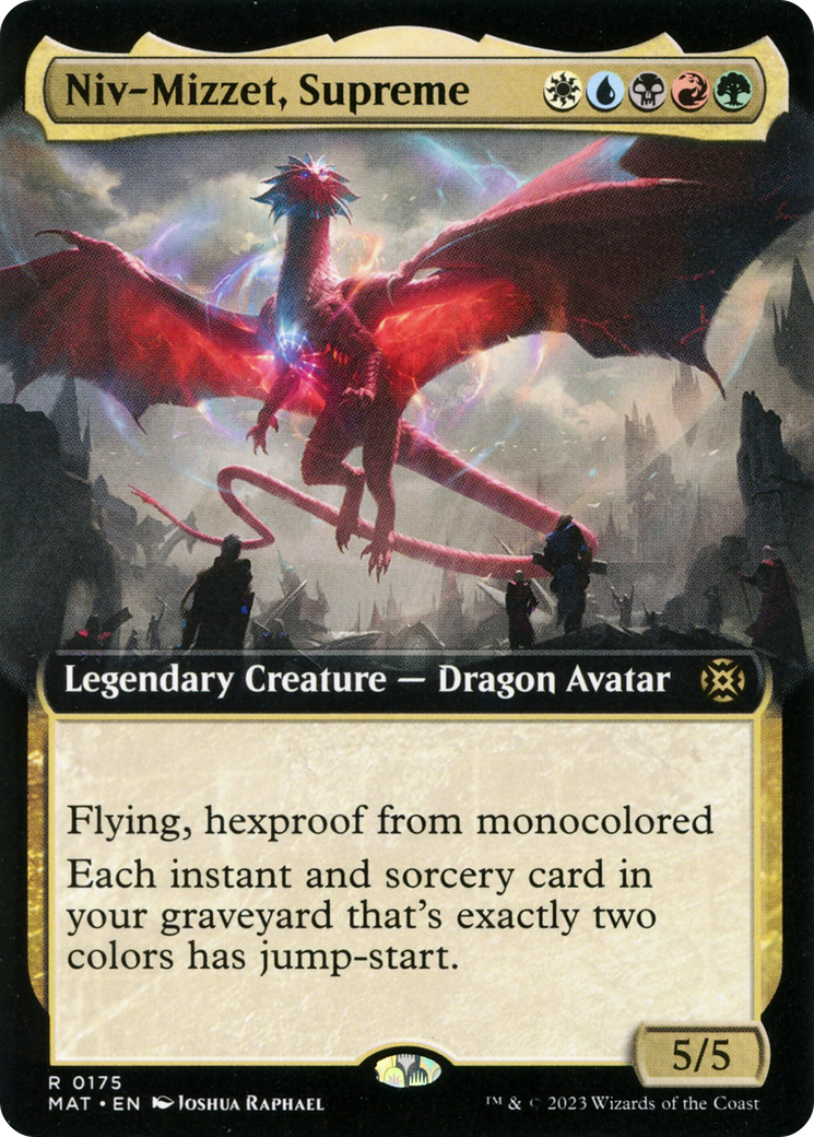 Niv-Mizzet, Supreme (Extended Art) [March of the Machine: The Aftermath] | Grognard Games