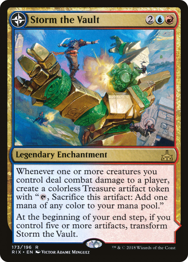 Storm the Vault // Vault of Catlacan [Rivals of Ixalan] | Grognard Games