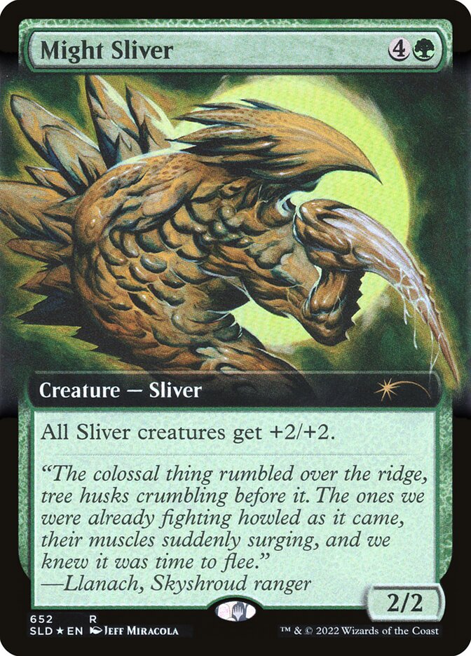 Might Sliver (Extended Art) [Secret Lair Drop Promos] | Grognard Games