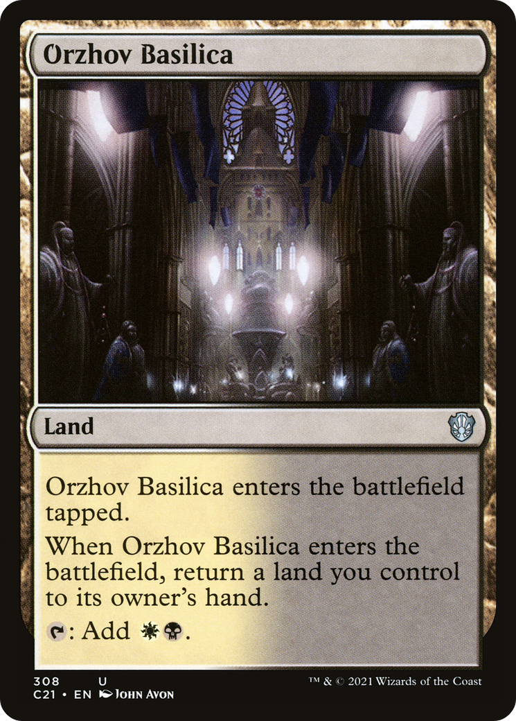 Orzhov Basilica [Commander 2021] | Grognard Games