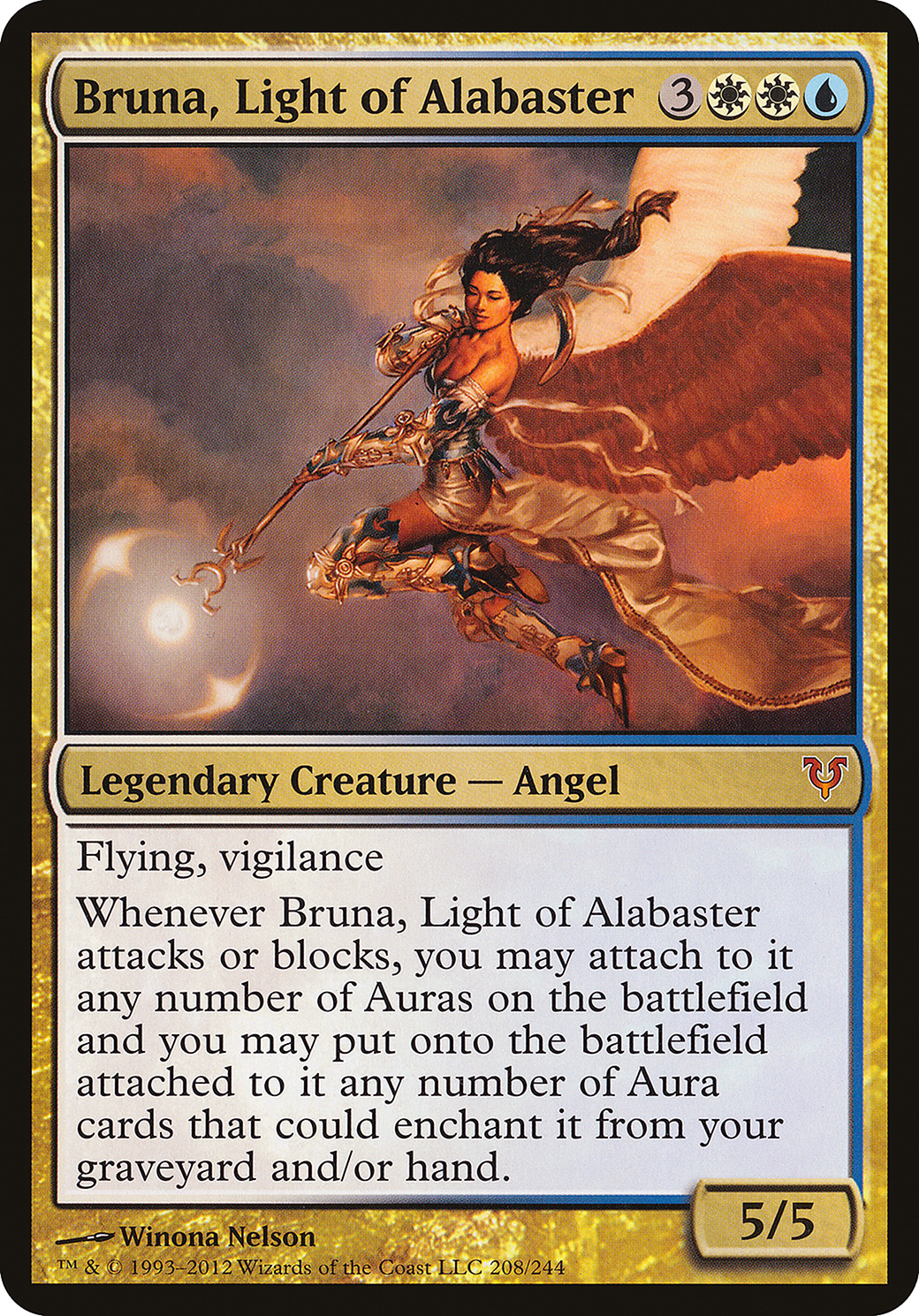 Bruna, Light of Alabaster (Oversized) [Commander 2018 Oversized] | Grognard Games