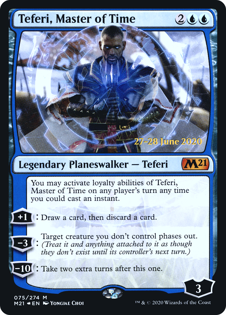 Teferi, Master of Time [Core Set 2021 Prerelease Promos] | Grognard Games
