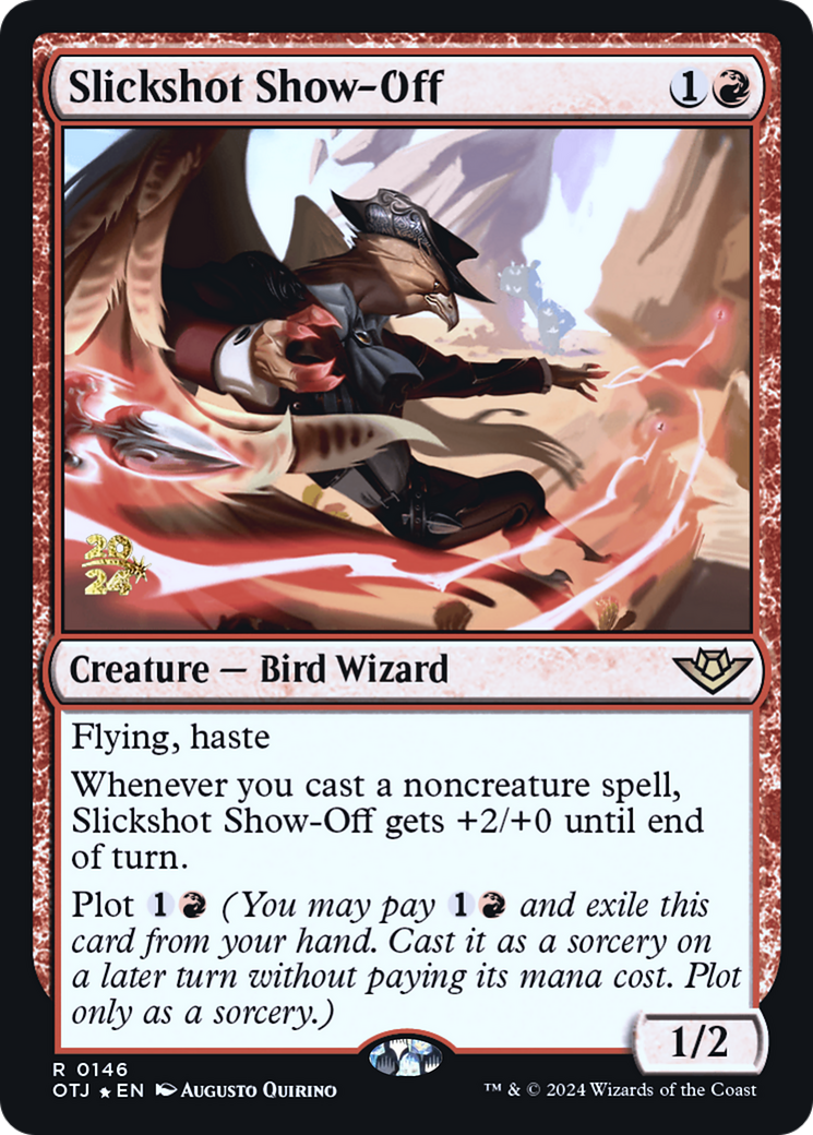 Slickshot Show-Off [Outlaws of Thunder Junction Prerelease Promos] | Grognard Games