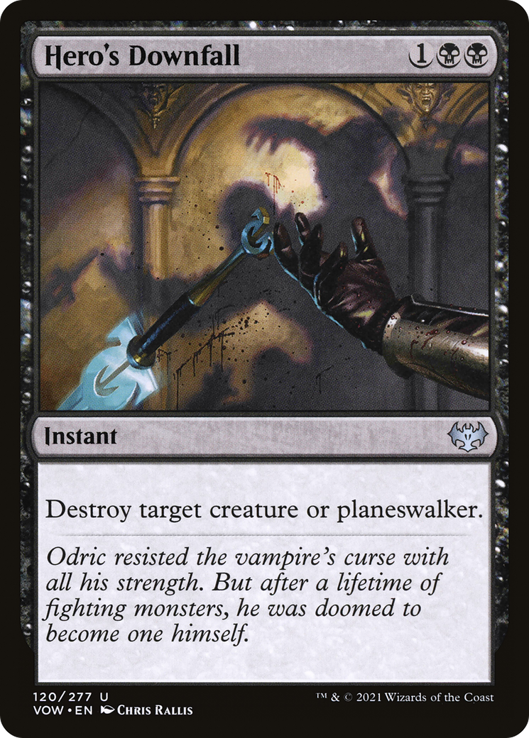 Hero's Downfall [Innistrad: Crimson Vow] | Grognard Games