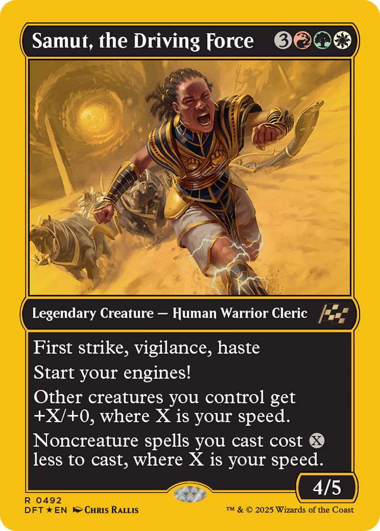Samut, the Driving Force (First-Place Foil) [Aetherdrift] | Grognard Games