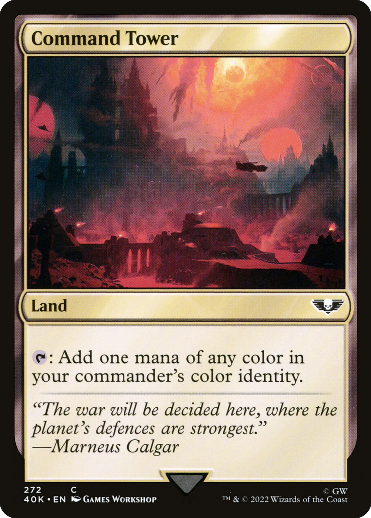 Command Tower (272) [Universes Beyond: Warhammer 40,000] | Grognard Games
