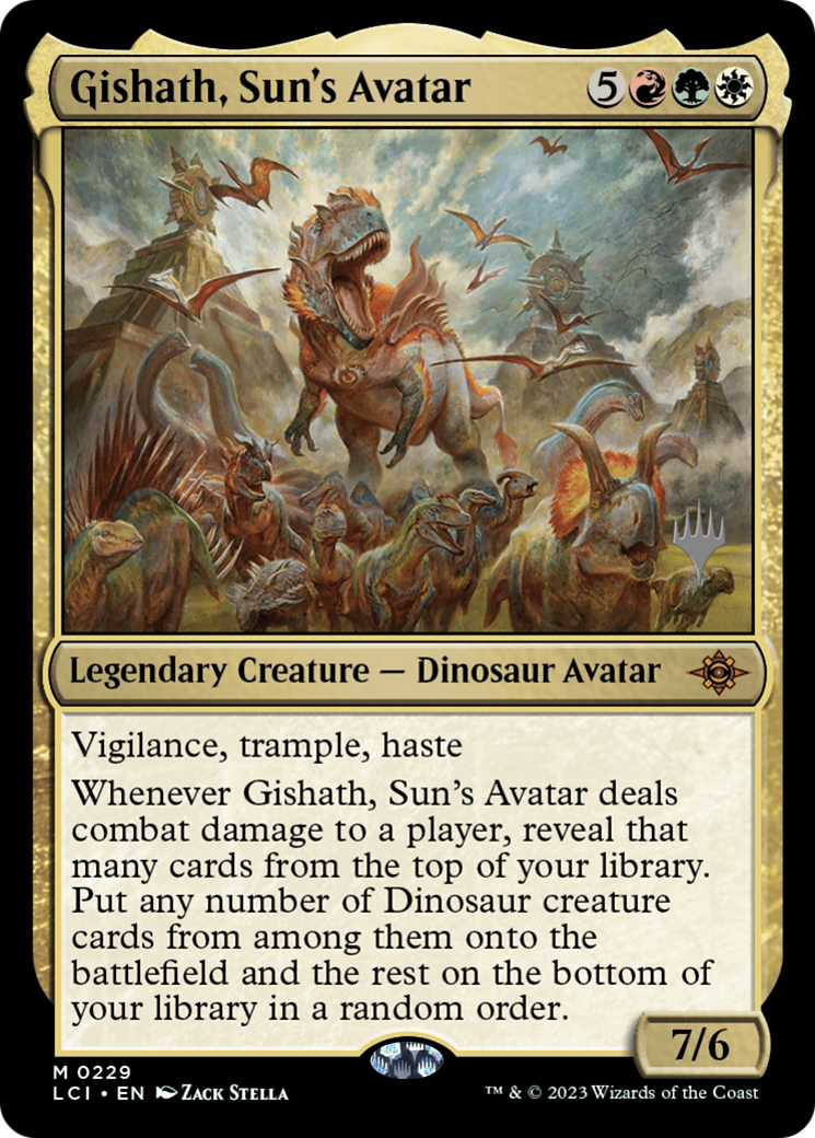 Gishath, Sun's Avatar (Promo Pack) [The Lost Caverns of Ixalan Promos] | Grognard Games