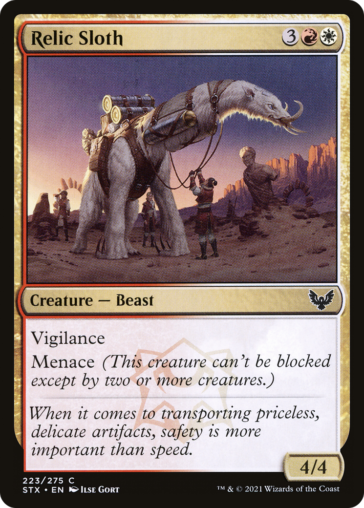 Relic Sloth [Strixhaven: School of Mages] | Grognard Games