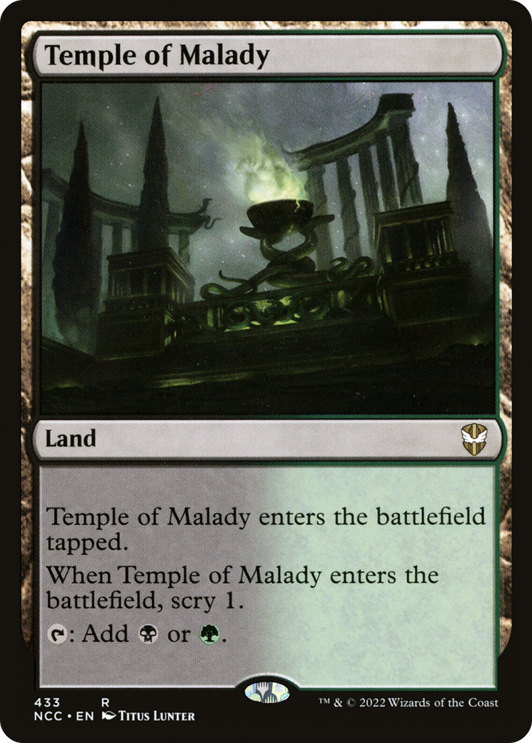 Temple of Malady [Streets of New Capenna Commander] | Grognard Games