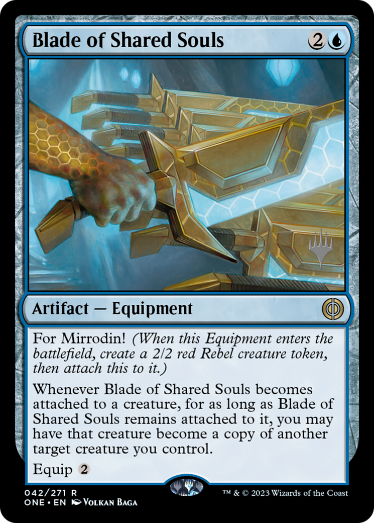 Blade of Shared Souls (Promo Pack) [Phyrexia: All Will Be One Promos] | Grognard Games