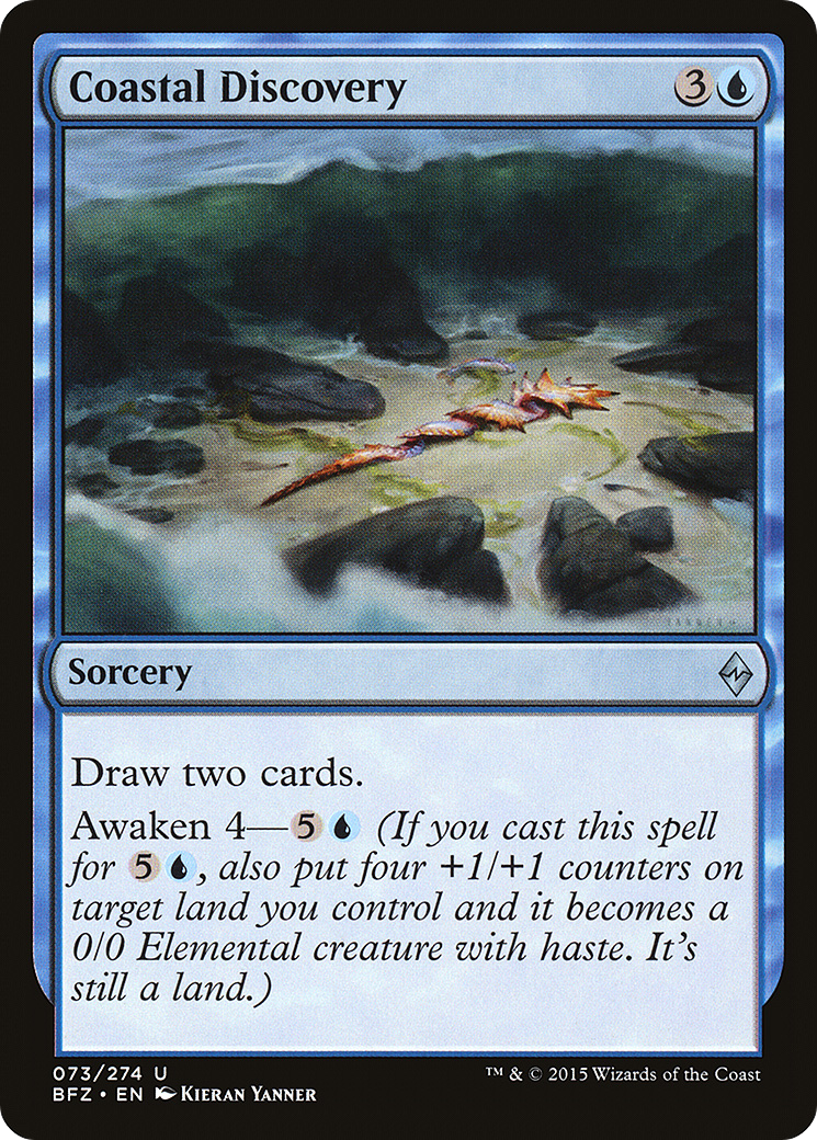 Coastal Discovery (BFZ-073) - Battle for Zendikar | Grognard Games