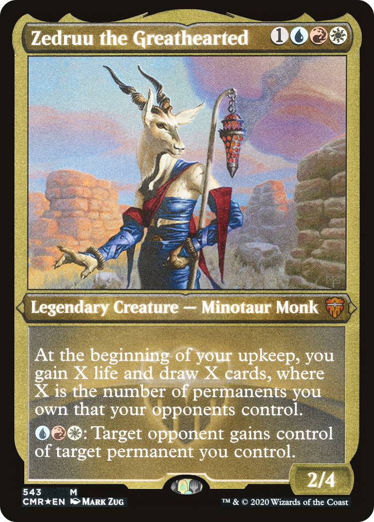 Zedruu the Greathearted (CMR-543) - Commander Legends Foil | Grognard Games