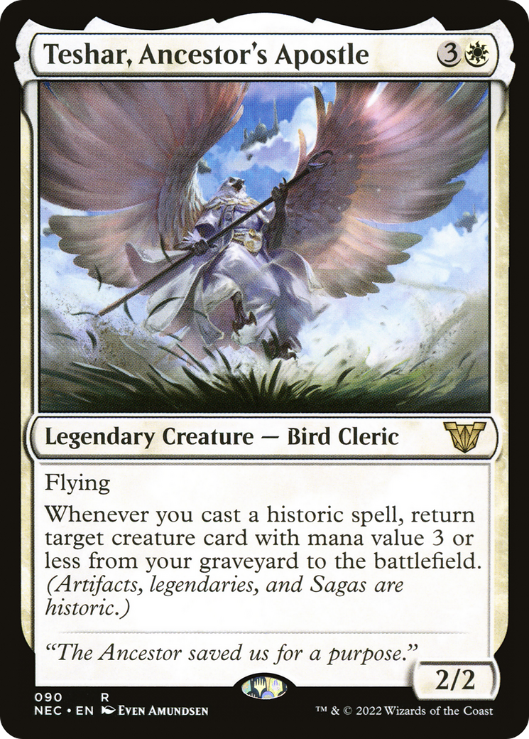 Teshar, Ancestor's Apostle [Kamigawa: Neon Dynasty Commander] | Grognard Games