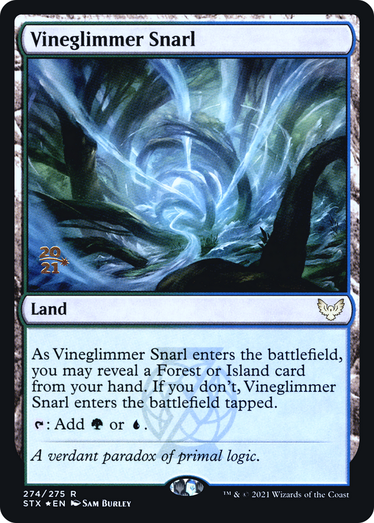 Vineglimmer Snarl [Strixhaven: School of Mages Prerelease Promos] | Grognard Games
