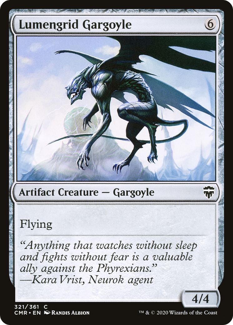 Lumengrid Gargoyle [Commander Legends] | Grognard Games