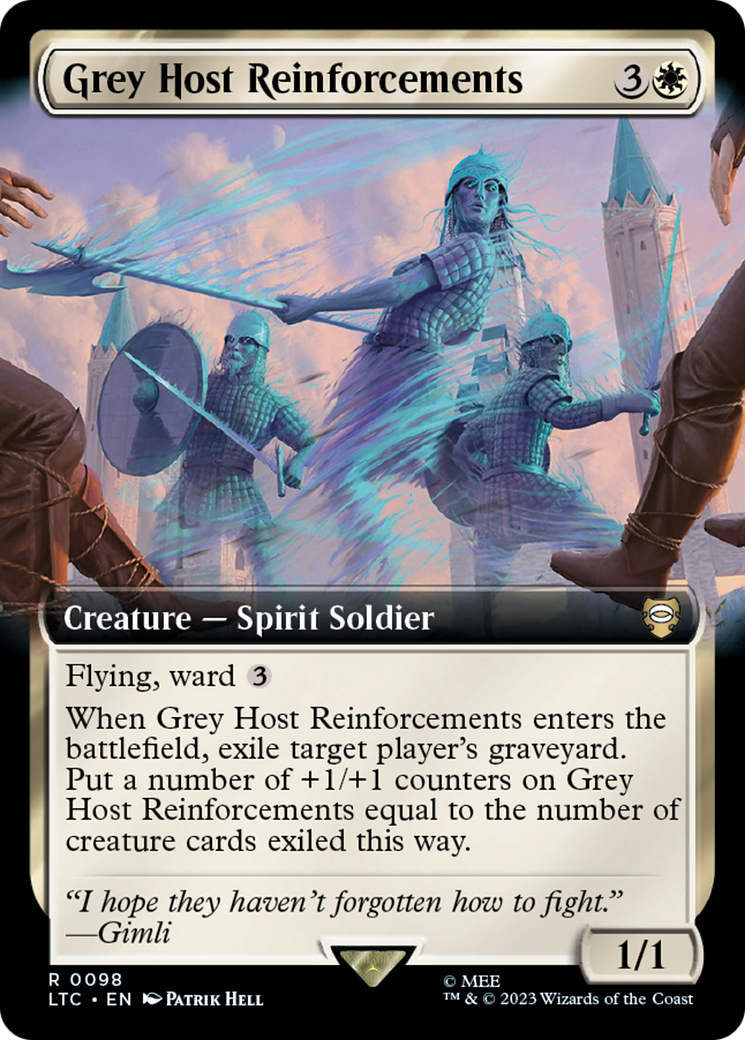 Grey Host Reinforcements (Extended Art) [The Lord of the Rings: Tales of Middle-Earth Commander] | Grognard Games