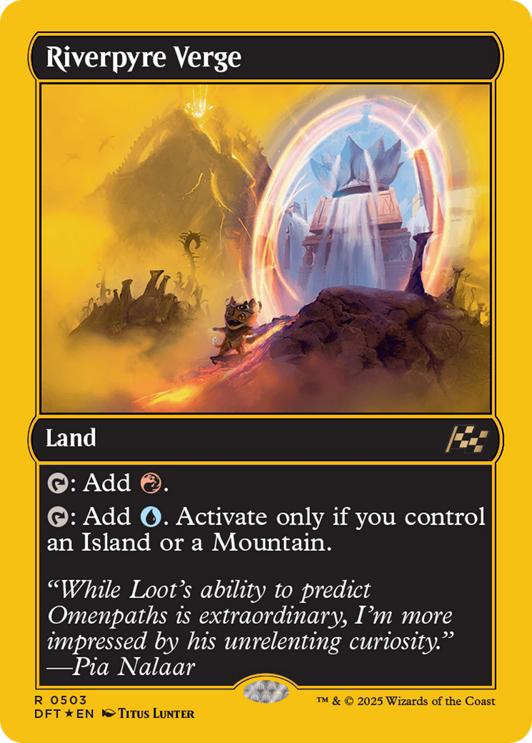 Riverpyre Verge (First-Place Foil) [Aetherdrift] | Grognard Games