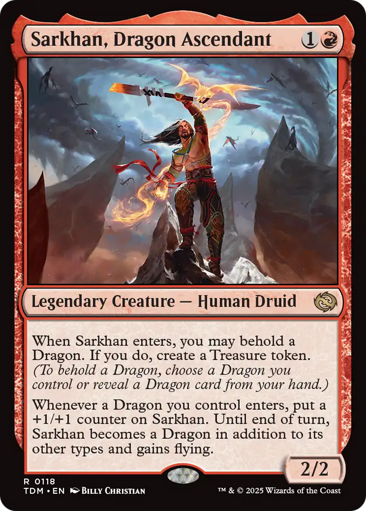 Sarkhan, Dragon Ascendant (118) [Tarkir: Dragonstorm] | Grognard Games