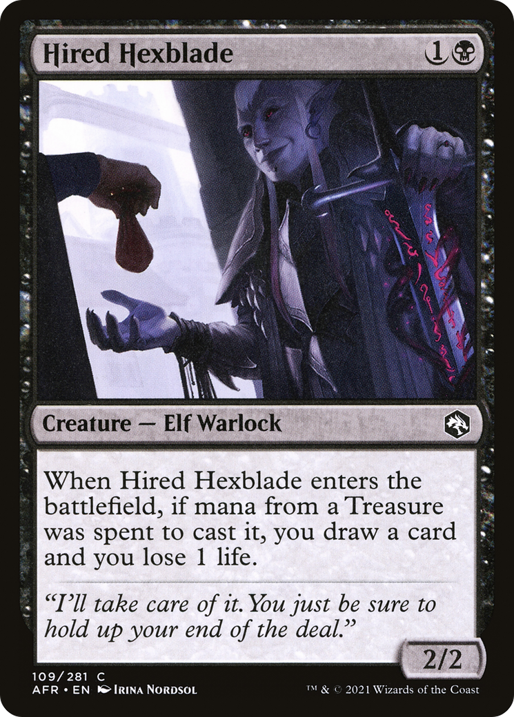 Hired Hexblade [Dungeons & Dragons: Adventures in the Forgotten Realms] | Grognard Games