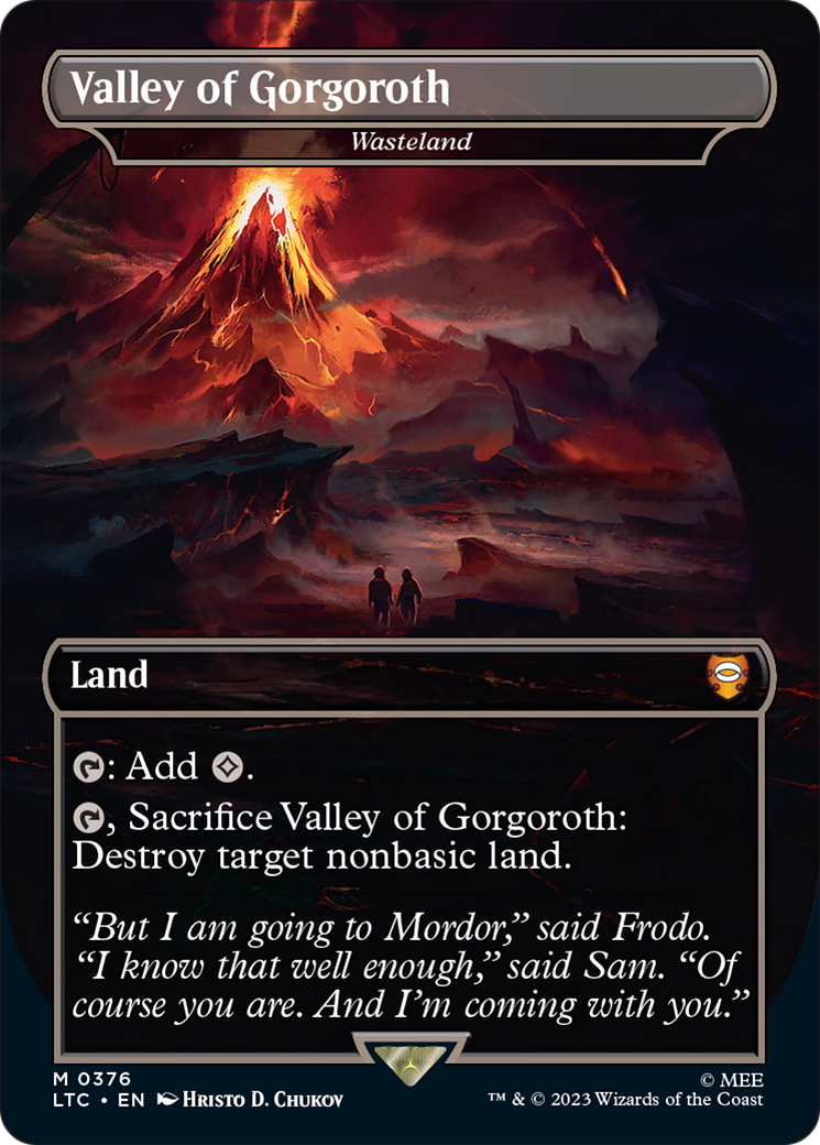 Valley of Gorgoroth - Wasteland [The Lord of the Rings: Tales of Middle-Earth Commander] | Grognard Games