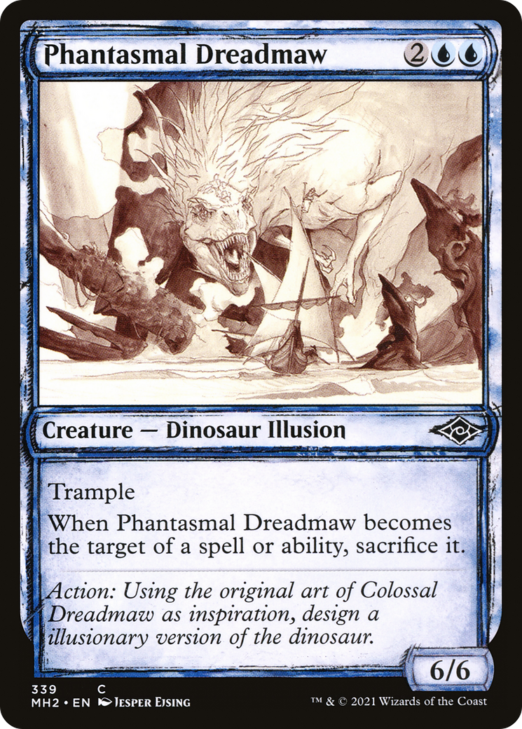 Phantasmal Dreadmaw (Sketch) [Modern Horizons 2] | Grognard Games