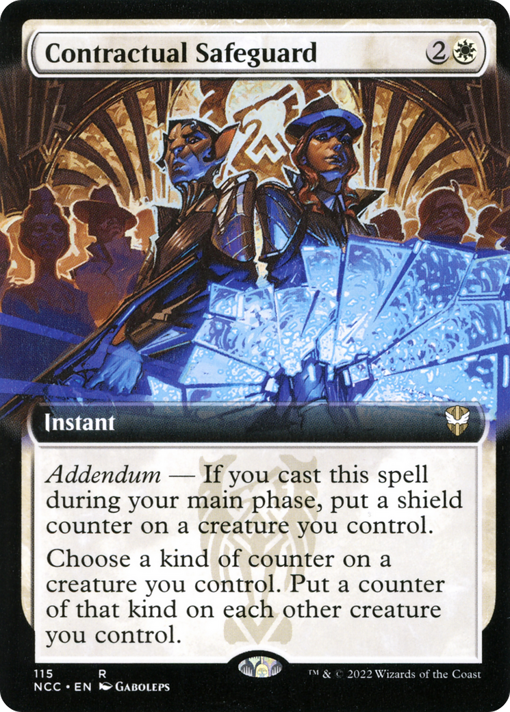 Contractual Safeguard (Extended Art) [Streets of New Capenna Commander] | Grognard Games