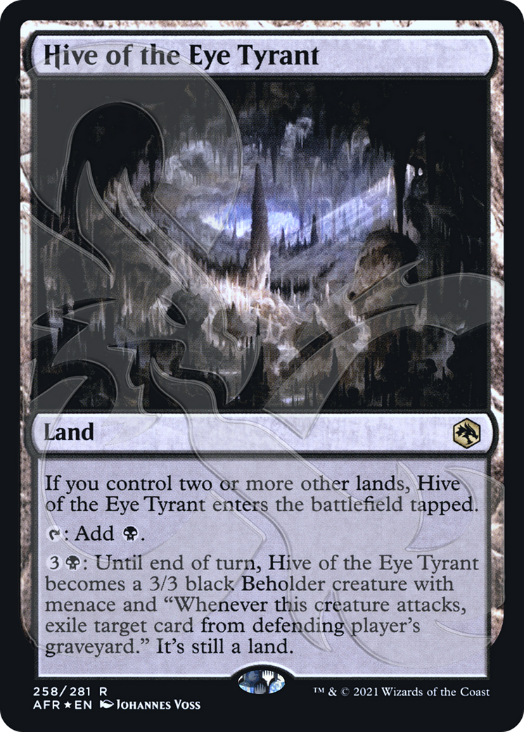 Hive of the Eye Tyrant (Ampersand Promo) [Dungeons & Dragons: Adventures in the Forgotten Realms Promos] | Grognard Games