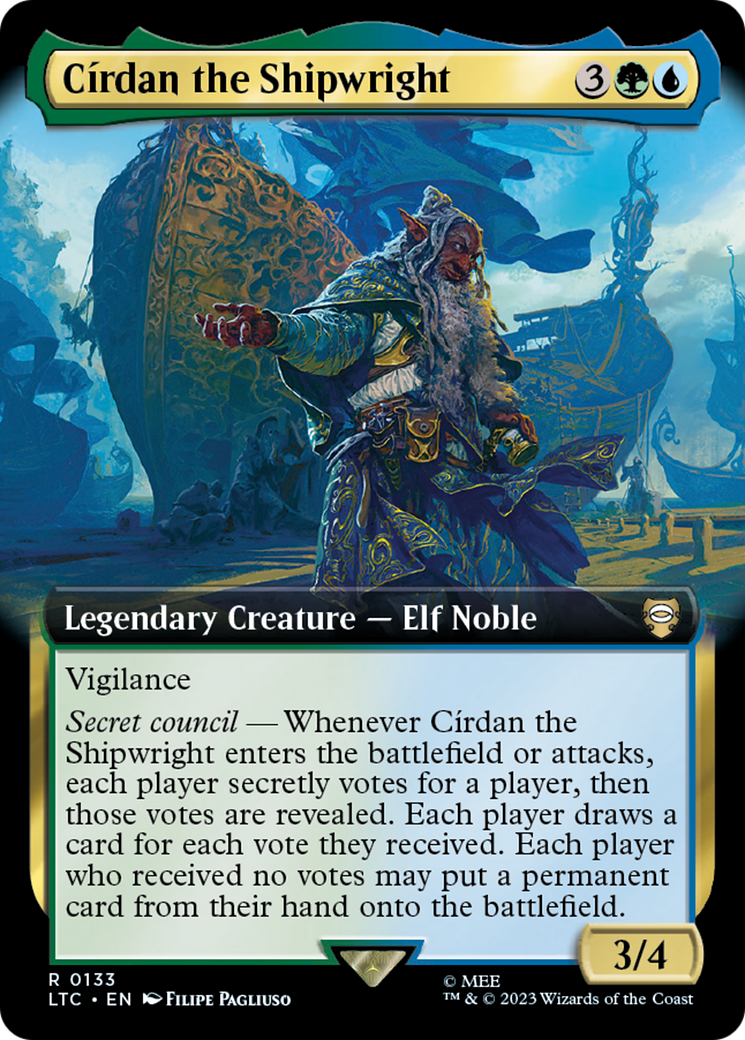 Cirdan the Shipwright (Extended Art) [The Lord of the Rings: Tales of Middle-Earth Commander] | Grognard Games