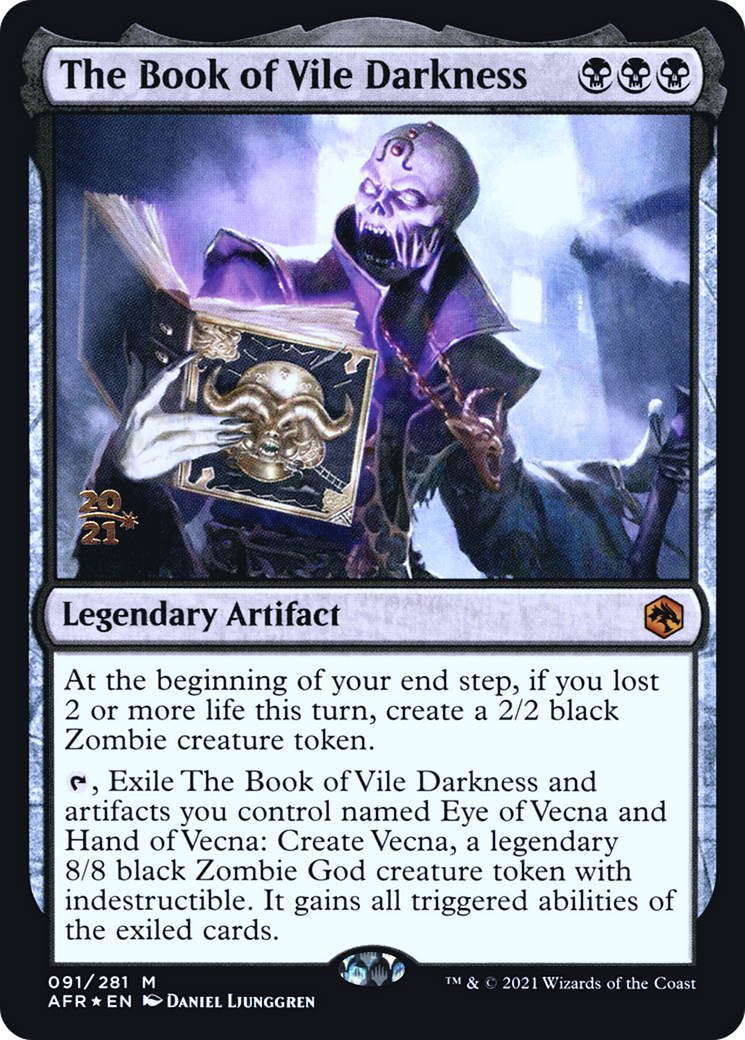 The Book of Vile Darkness [Dungeons & Dragons: Adventures in the Forgotten Realms Prerelease Promos] | Grognard Games
