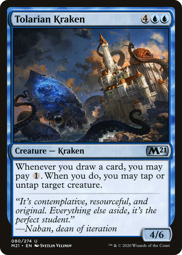 Tolarian Kraken [Core Set 2021] | Grognard Games
