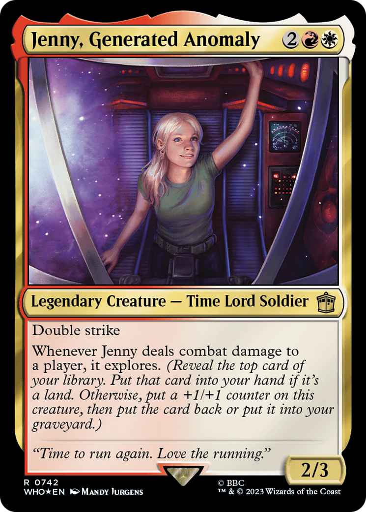 Jenny, Generated Anomaly (Surge Foil) [Doctor Who] | Grognard Games
