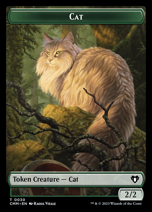 Eldrazi // Cat (0030) Double-Sided Token [Commander Masters Tokens] | Grognard Games