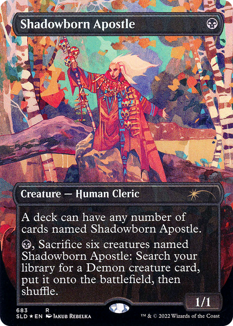 Shadowborn Apostle (Borderless) (683) [Secret Lair Drop Promos] | Grognard Games