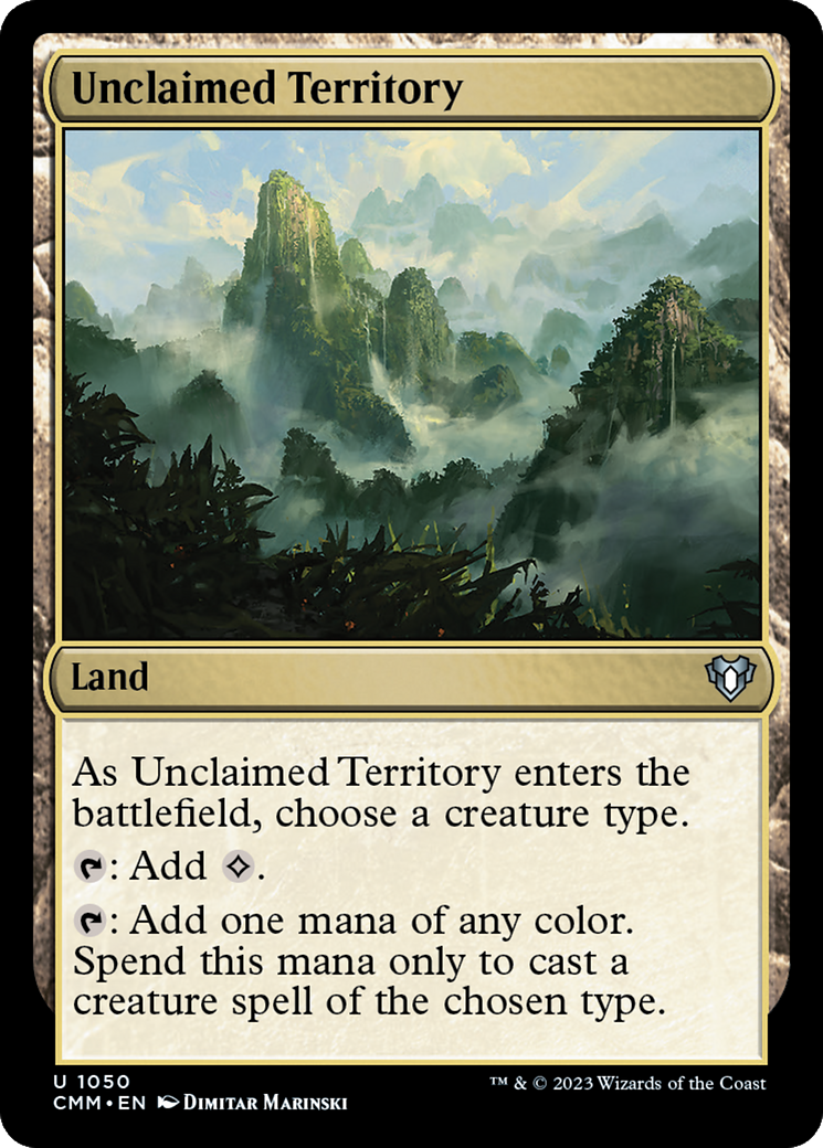 Unclaimed Territory [Commander Masters] | Grognard Games