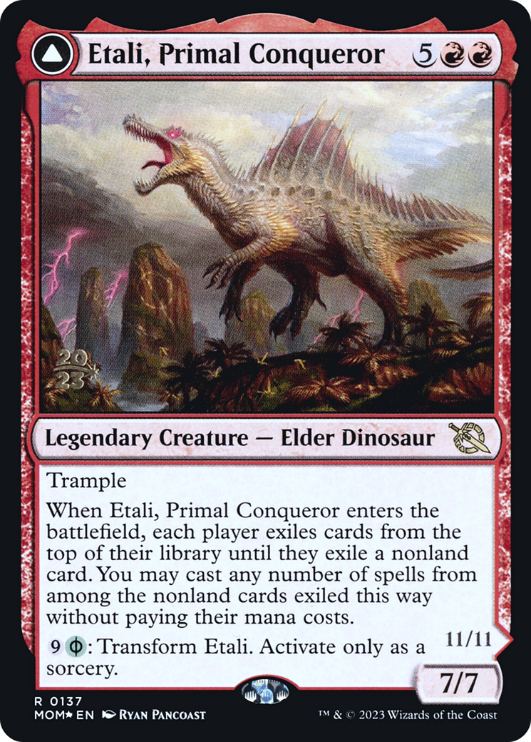 Etali, Primal Conqueror // Etali, Primal Sickness [March of the Machine Prerelease Promos] | Grognard Games