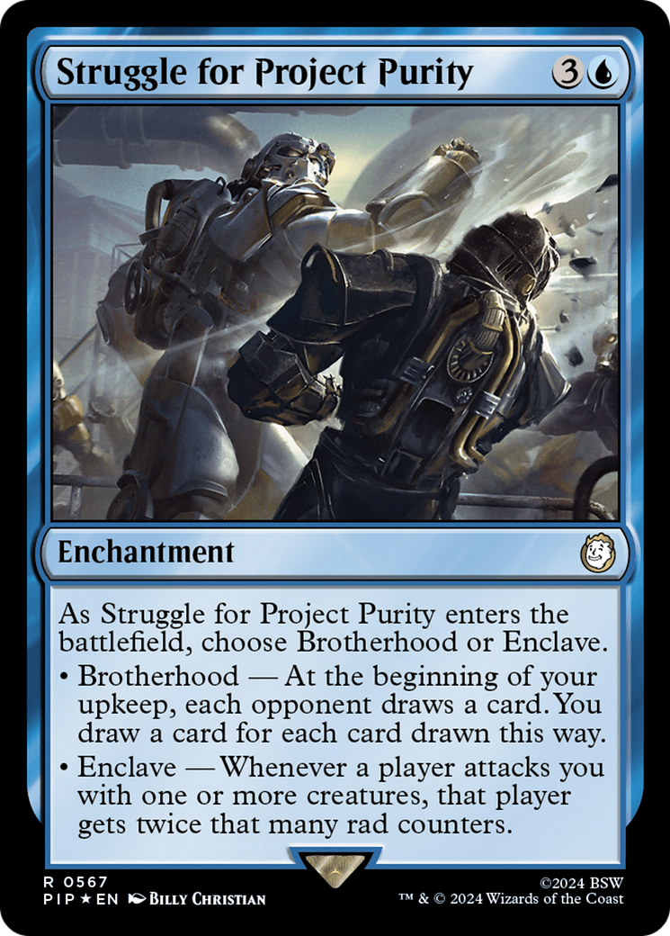Struggle for Project Purity (Surge Foil) [Fallout] | Grognard Games