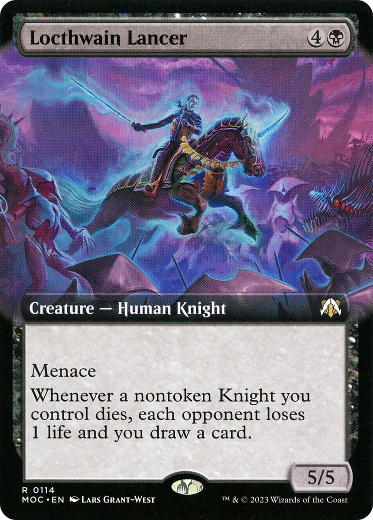 Locthwain Lancer (Extended Art) [March of the Machine Commander] | Grognard Games