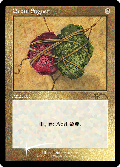 Gruul Signet (Retro) (Foil Etched) [Secret Lair Drop Series] | Grognard Games