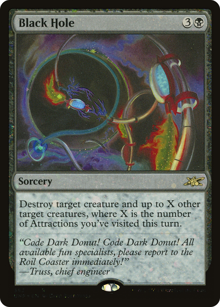 Black Hole (Galaxy Foil) [Unfinity] | Grognard Games