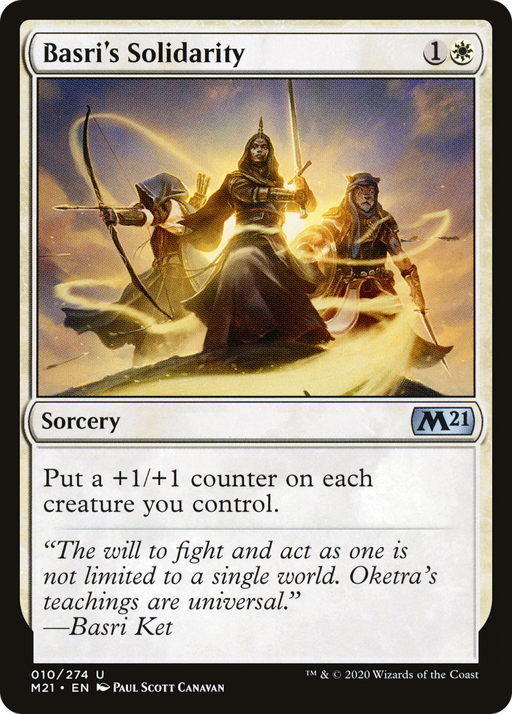 Basri's Solidarity (M21-010) - Core Set 2021 | Grognard Games