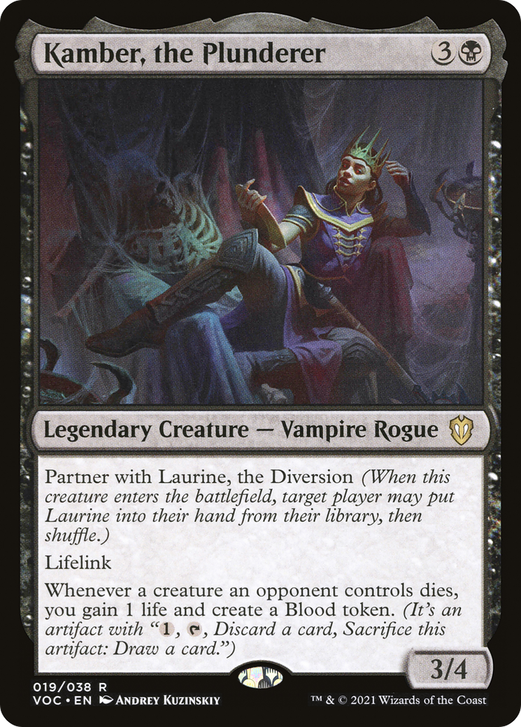 Kamber, the Plunderer [Innistrad: Crimson Vow Commander] | Grognard Games