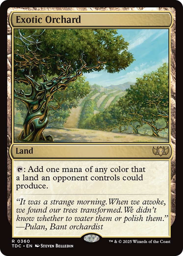Exotic Orchard [Tarkir: Dragonstorm Commander] | Grognard Games
