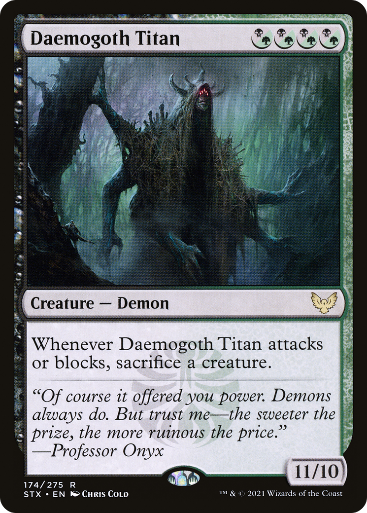 Daemogoth Titan [Strixhaven: School of Mages] | Grognard Games